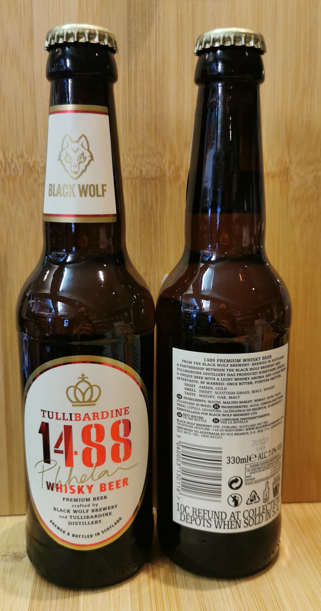 1488 Whisky Ale Black Wolf Scottish Real Ale Shop