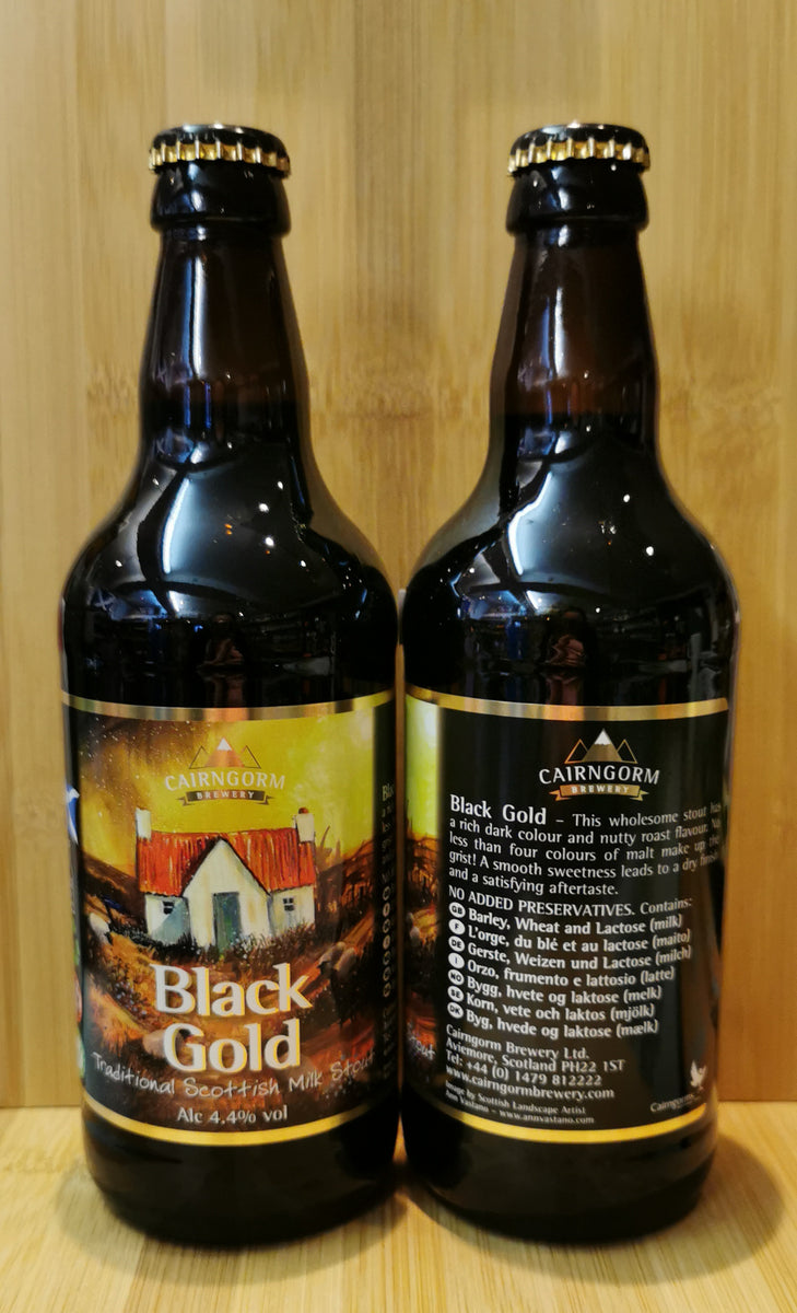 Black Gold Stout Cairngorm Brewery Scottish Real Ale Shop