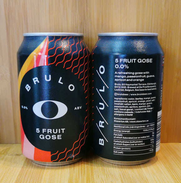 5 Fruit Gose - Brulo Alchohol Free