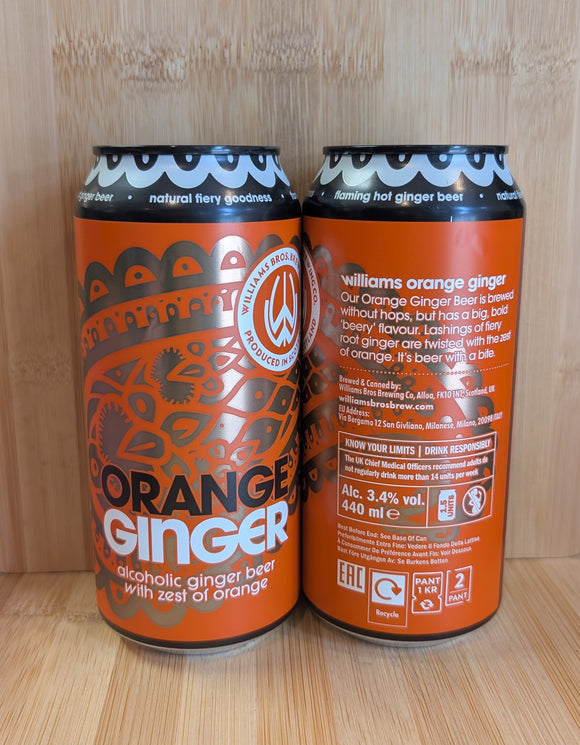 Orange Ginger Beer - Williams Bros