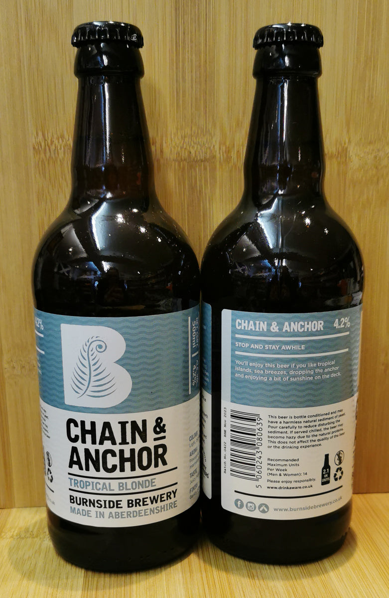 Chain and Anchor Burnside Brewery Scottish Real Ale Shop