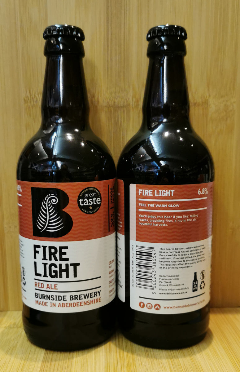Fire Light Burnside Brewery Scottish Real Ale Shop