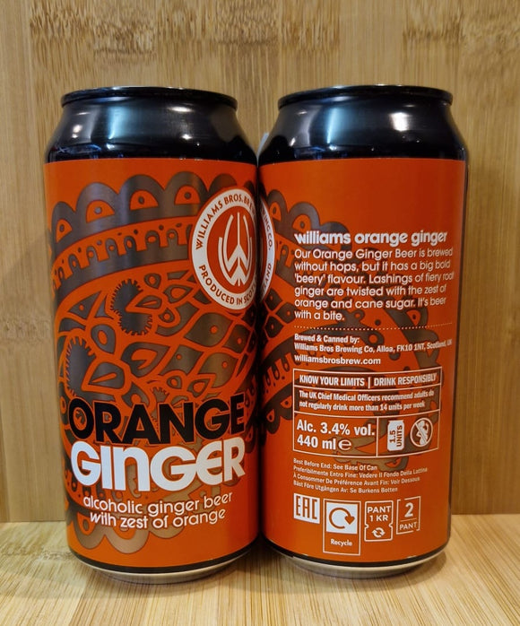 Orange Ginger Beer - Williams Bros